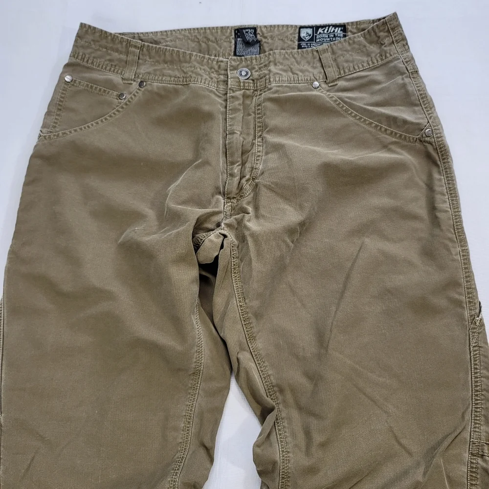 Kuhl Pants Mens 34x32 Brown Outrage Hiking Outdoor Free Ryde Waist - Picture 2 of 10